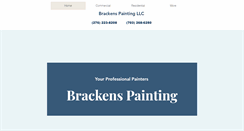 Desktop Screenshot of brackenspainting.com